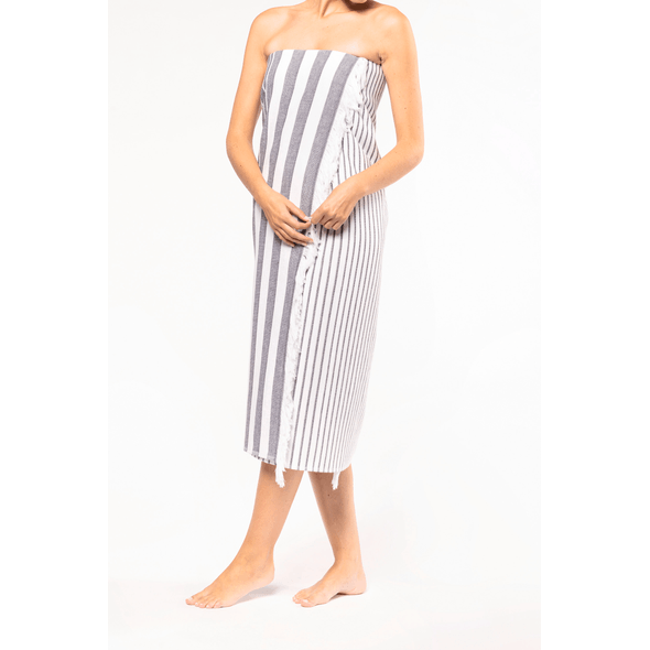 Kariban | Fouta de rayas con flecos Kariban | Fouta de rayas con flecos